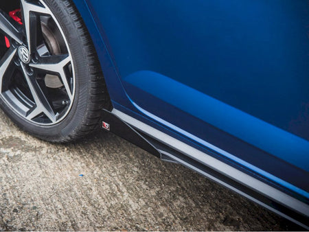 Maxton Design Street PRO Side Skirts Diffusers + Flaps VW Polo GTI Mk6 - VWPO6GTICNC-SD3B+SF1G - Image 3