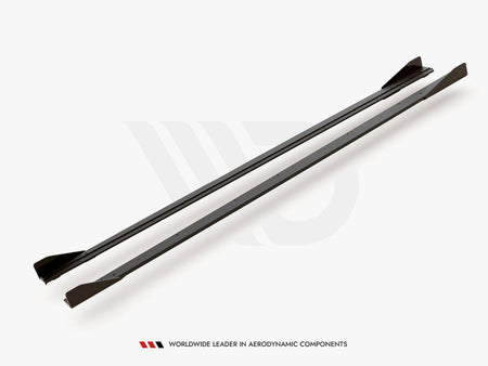 Maxton Design Street PRO Side Skirts Diffusers + Flaps VW Polo GTI Mk6 - VWPO6GTICNC-SD3B+SF1G - Image 4