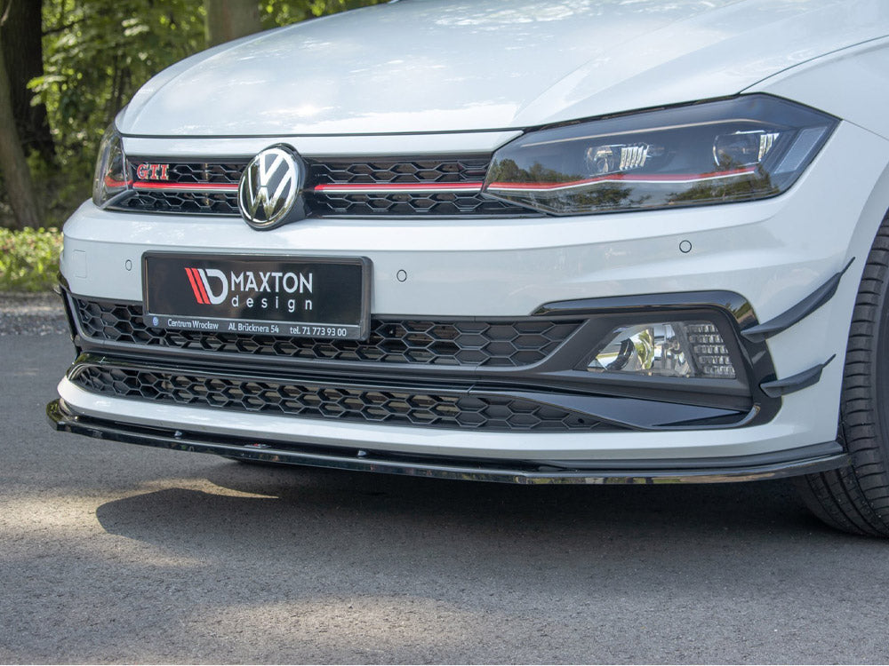 Maxton Design Front Splitter V.1 Volkswagen Polo GTI / R-Line Mk6 - VW-PO-6-GTI-FD1G - Image 3