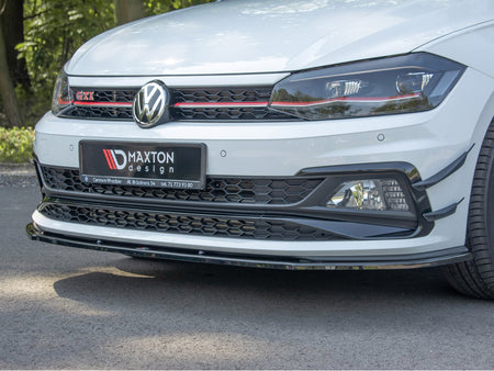 Maxton Design Front Splitter V.1 Volkswagen Polo GTI / R-Line Mk6 - VW-PO-6-GTI-FD1G - Image 3