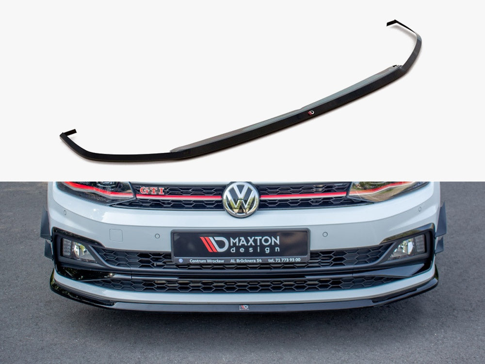 Maxton Design Front Splitter V.3 Volkswagen Polo GTI / R-Line Mk6 - VW-PO-6-GTI-FD3G - Image 1