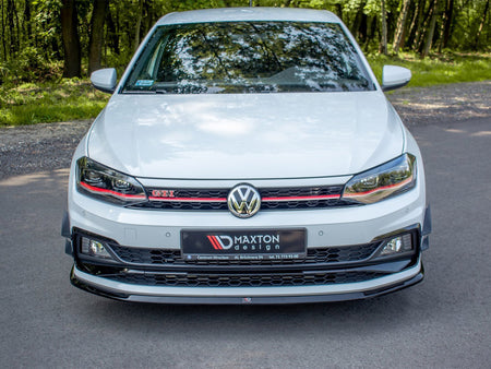 Maxton Design Front Splitter V.3 Volkswagen Polo GTI / R-Line Mk6 - VW-PO-6-GTI-FD3G - Image 2