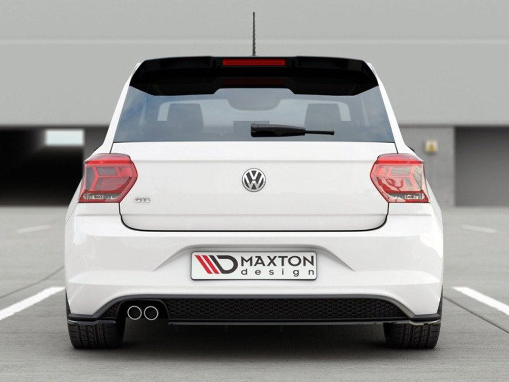 Rear Side Splitters V.2 Volkswagen Polo GTI / R-Line Mk6  - Carbon Look