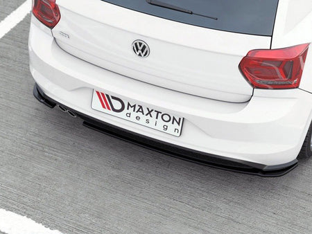 Maxton Design Rear Side Splitters V.2 Volkswagen Polo GTI / R-Line Mk6  - Carbon Look - VW-PO-6-GTI-RSD2C - Image 3