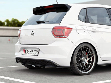 Maxton Design Rear Splitter (Vertical Bars) Volkswagen Polo GTI / R-Line Mk6 - VW-PO-6-GTI-RSD2G+RD1G - Image 2