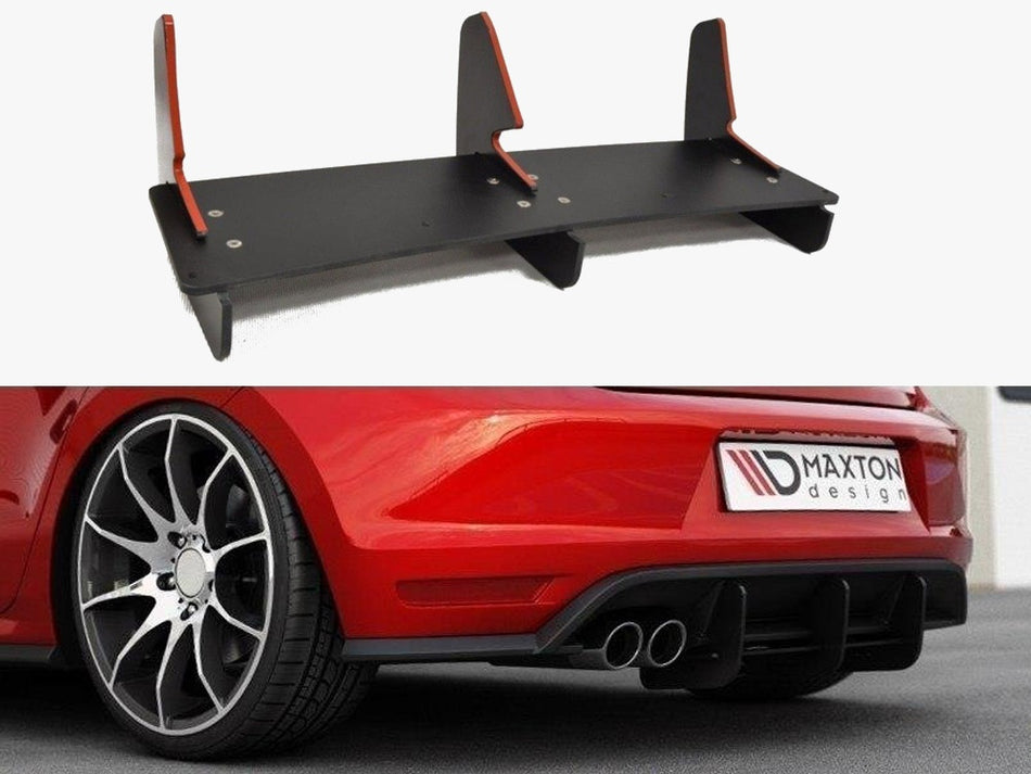 Maxton Design Rear Diffuser Volkswagen Polo GTI Mk5 Facelift - VW-PO-5F-GTI-CNC-RS1A - Image 1