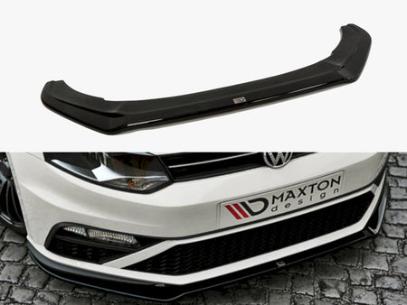 Maxton Design Front Splitter V.2 Volkswagen Polo GTI Mk5 Facelift - VW-PO-5F-GTI-FD2G - Image 1