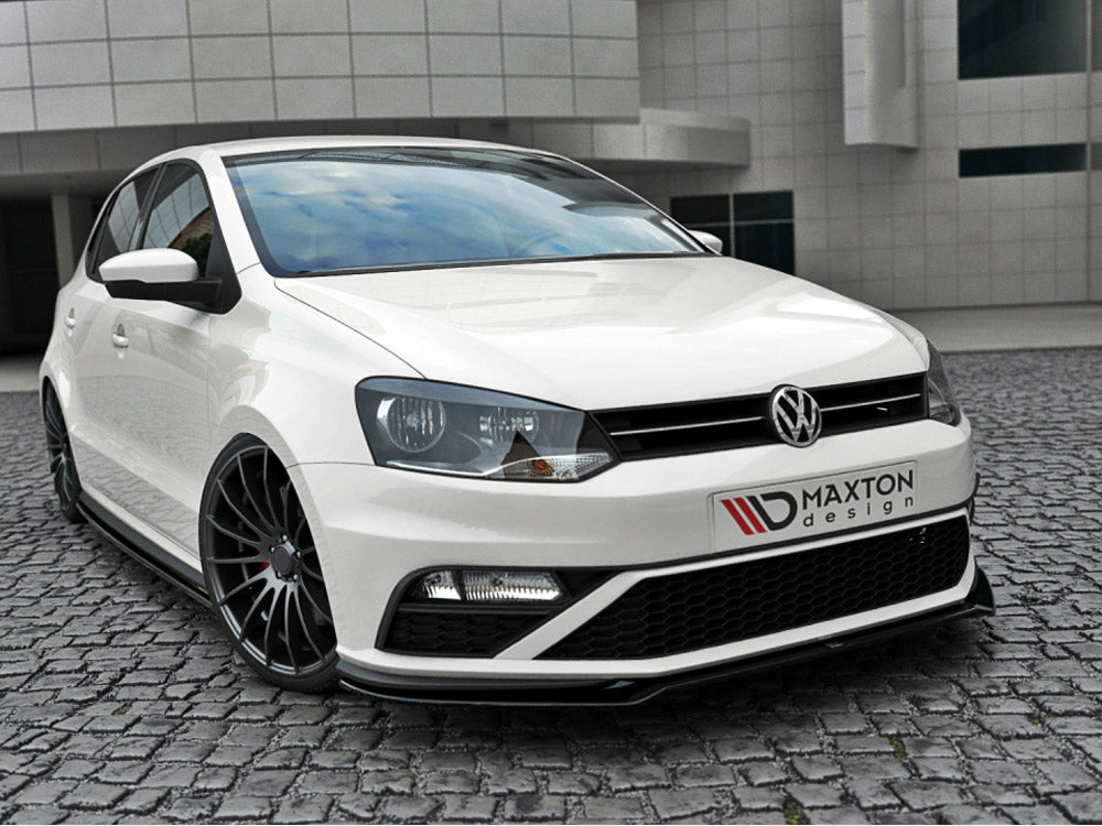 Maxton Design Front Splitter V.2 Volkswagen Polo GTI Mk5 Facelift - VW-PO-5F-GTI-FD2G - Image 2