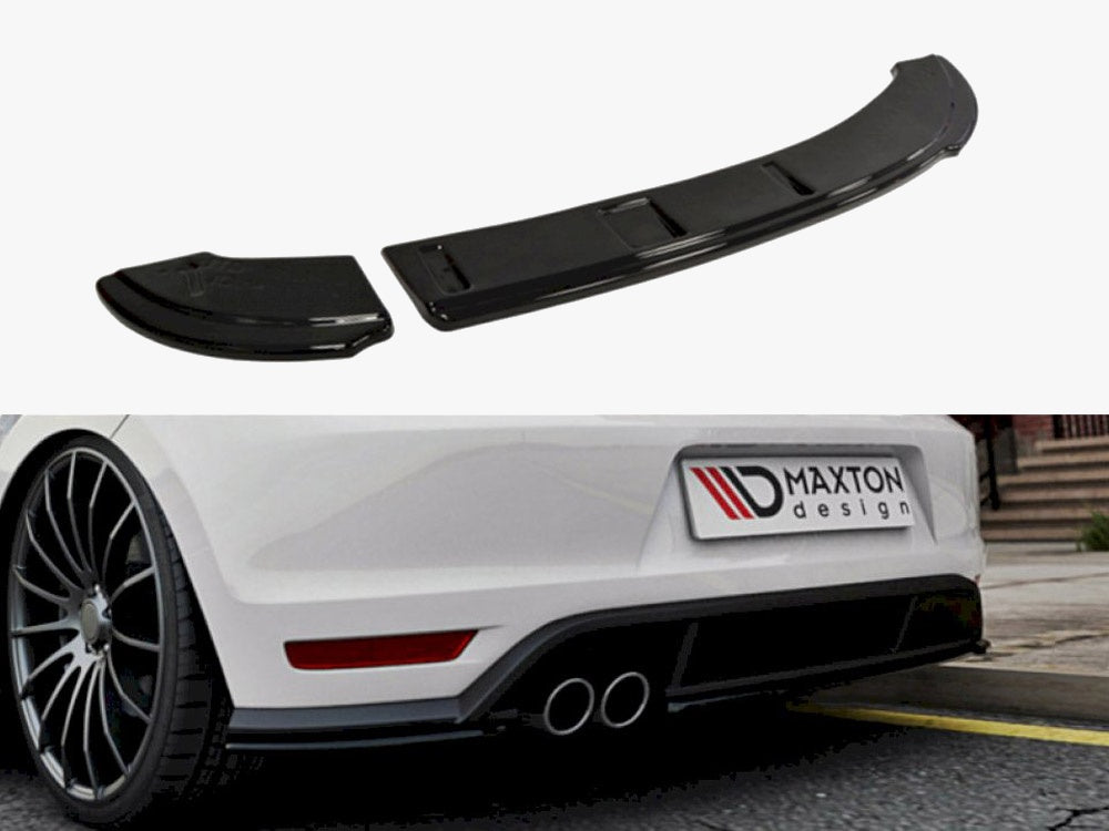 Maxton Design Rear Splitter Volkswagen Polo GTI Mk5 Facelift - VW-PO-5F-GTI-RSD1G - Image 1