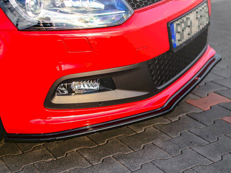 Maxton Design Front Splitter V.2 Volkswagen Polo GTI Mk5 - VW-PO-5-GTI-FD2G - Image 1