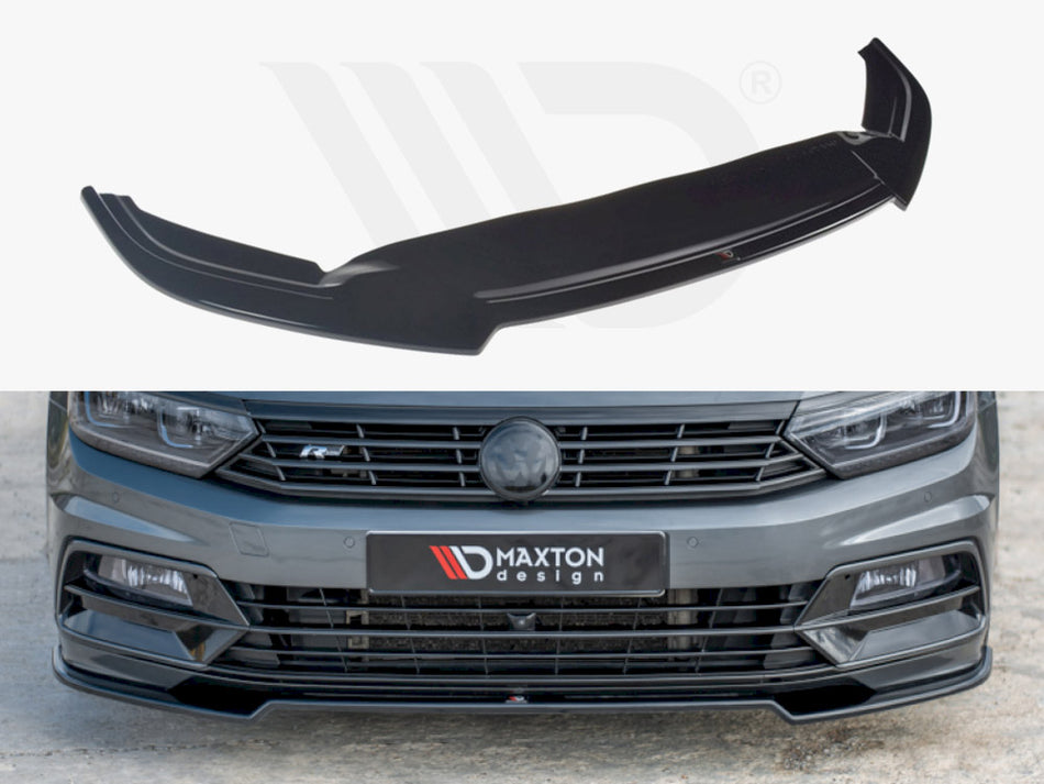 MAXTON DESIGN Front Splitter V.2 Volkswagen Passat R-Line B8 (2015-19)