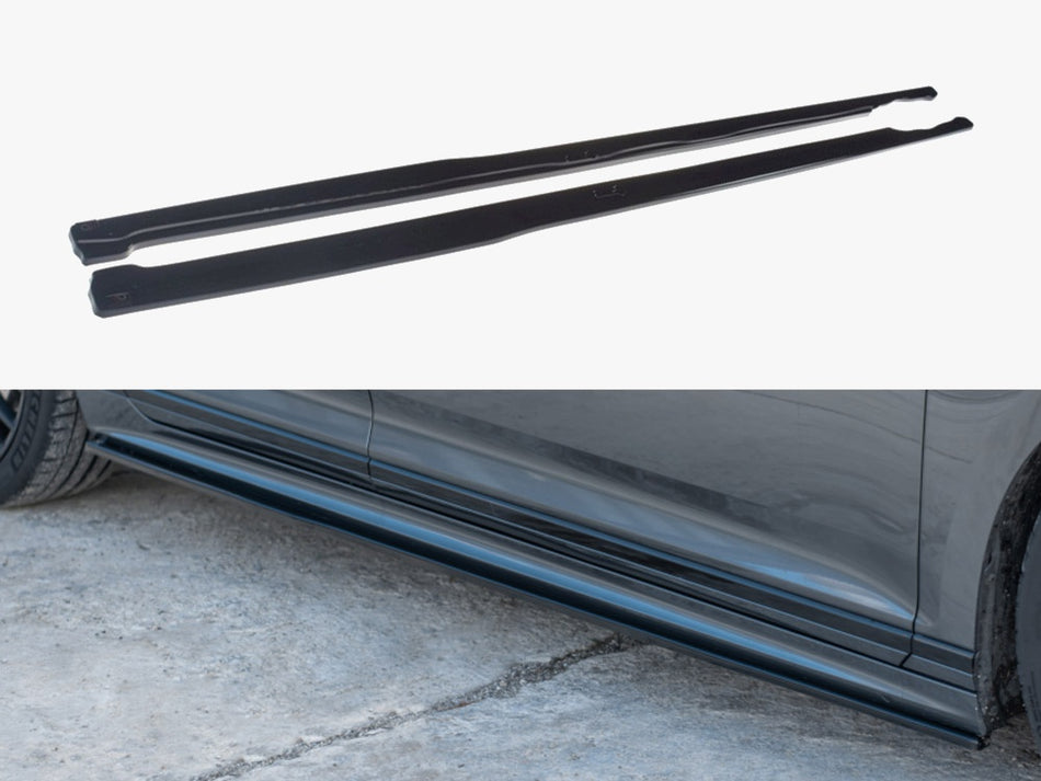 Maxton Design Side Skirts Diffusers Volkswagen Passat R-Line B8 - VW-PA-B8-RLINE-SD1G - Image 1