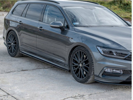 Maxton Design Side Skirts Diffusers Volkswagen Passat R-line B8 (2015-2019) - Carbon Look - VW-PA-B8-RLINE-SD1C - Image 3