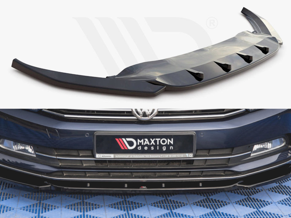 MAXTON DESIGN Front Splitter V.1 VW Passat B8 (2014-2019)
