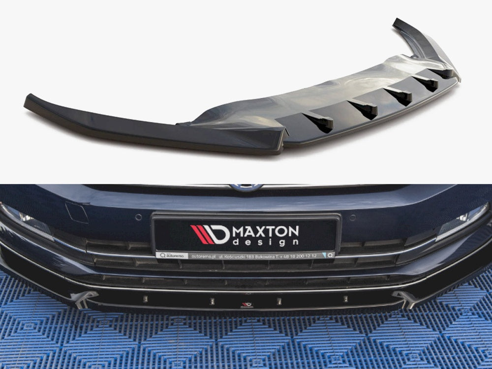 Front Splitter V.2 Volkswagen Passat B8 - Carbon Look