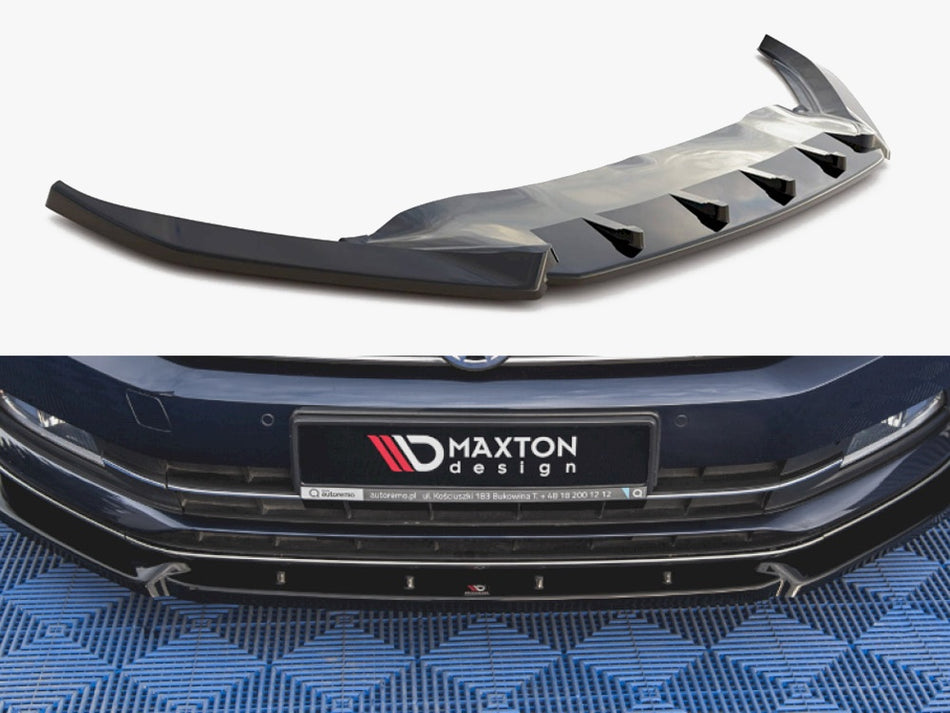 Front Splitter V.2 Volkswagen Passat B8 - Carbon Look