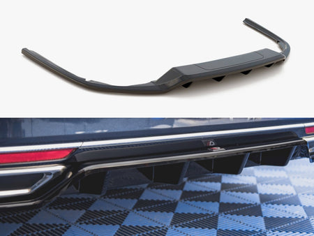 Maxton Design Rear Splitter (Vertical Bars) VW Passat B8 - VW-PA-B8-RD1G+RD2G - Image 1
