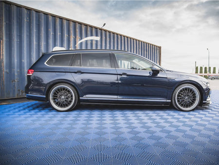 Side Skirts Diffusers VW Passat B8 (2014-2019) - Carbon Look