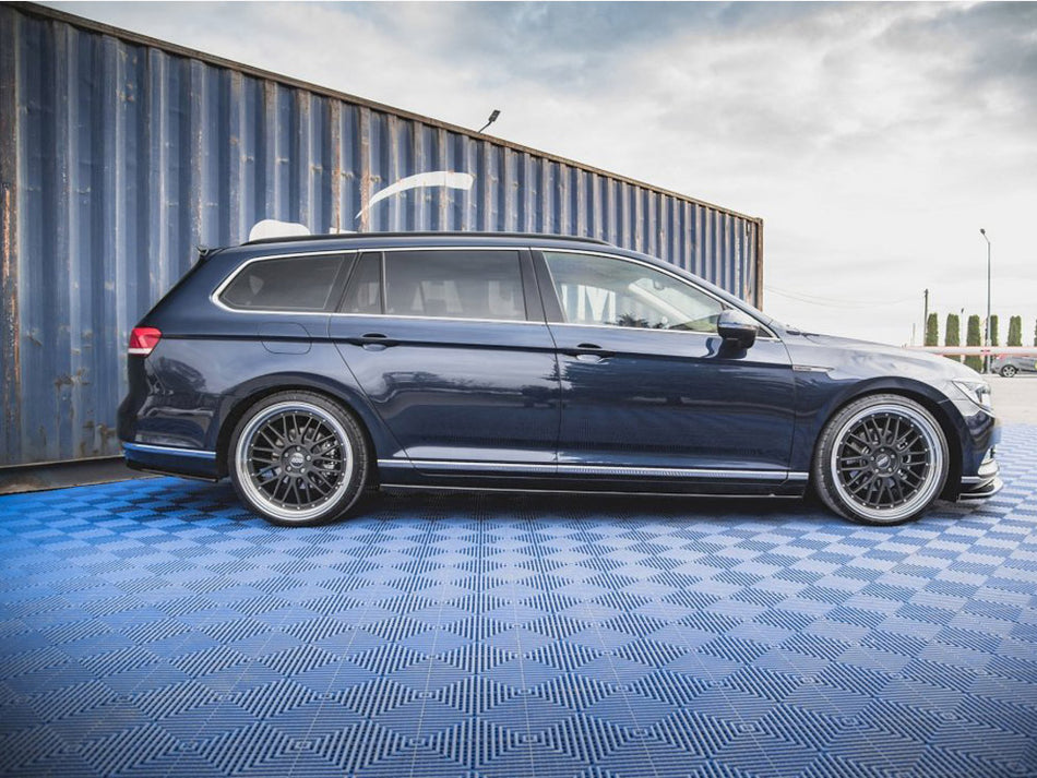 Maxton Design Side Skirts Diffusers VW Passat B8 (2014-2019) - Carbon Look - VW-PA-B8-SD1C - Image 2
