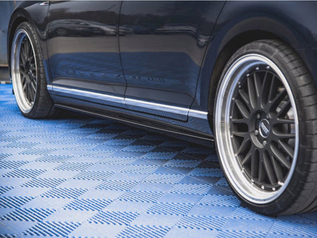 Maxton Design Side Skirts Diffusers VW Passat B8 (2014-2019) - Carbon Look - VW-PA-B8-SD1C - Image 4