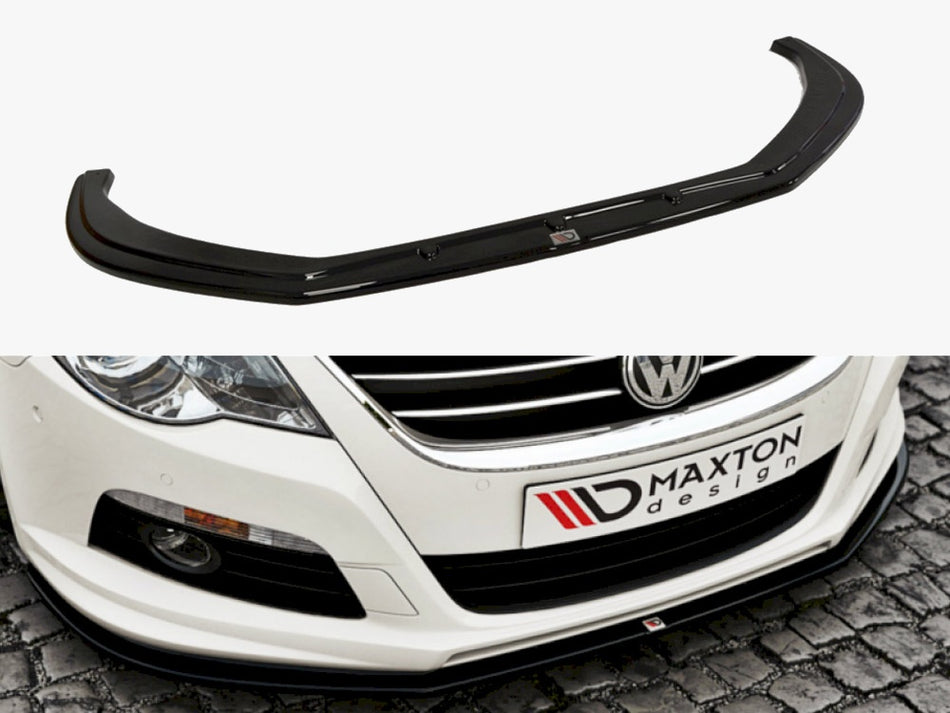 Maxton Design Front Splitter VW Passat CC R36 Rline (Preface) - VW-PA-CC-R-LINE-FD1G - Image 1