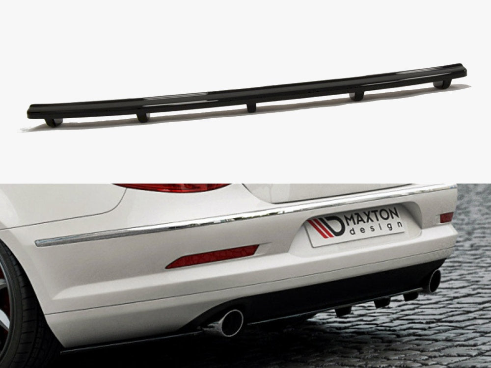 Rear Splitter (Vertical Bars) VW Passat CC R36 Rline (Preface) - Textured