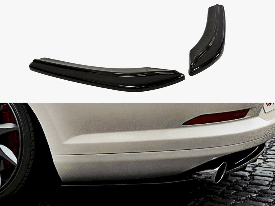 Maxton Design Rear Side Splitters VW Passat CC R36 Rline (Preface) - Carbon Look - VW-PA-CC-R-LINE-RSD1C - Image 1