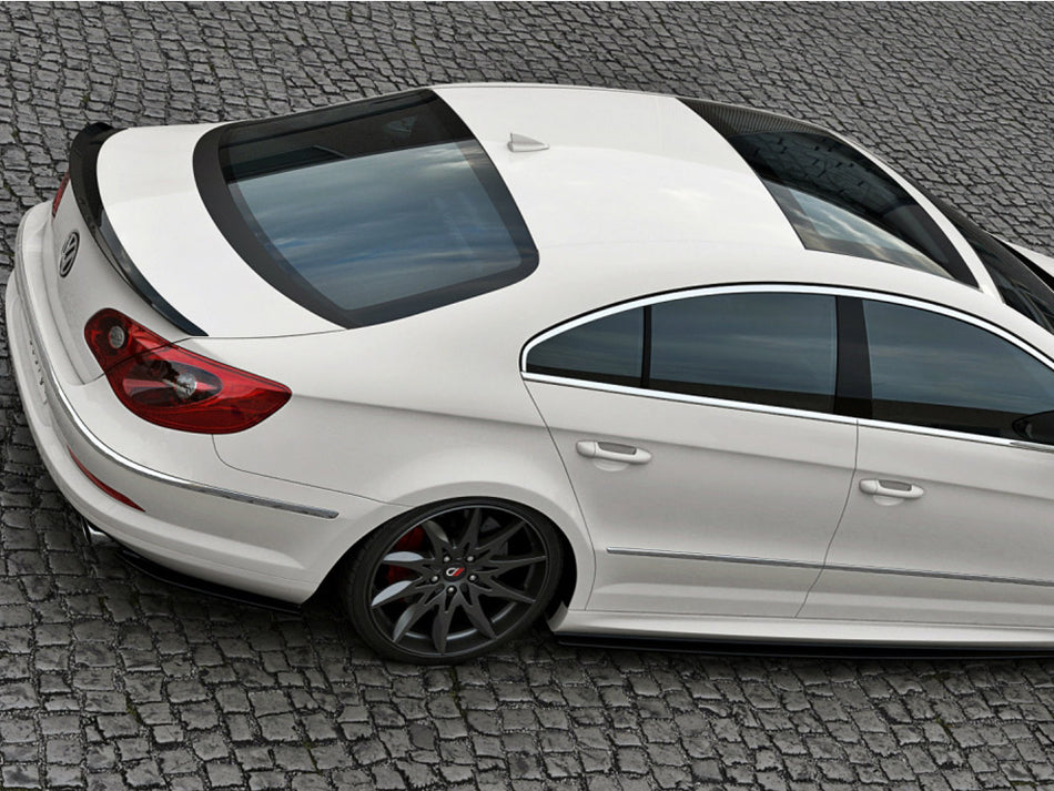 Maxton Design Rear Side Splitters VW Passat CC R36 Rline (Preface) - Carbon Look - VW-PA-CC-R-LINE-RSD1C - Image 2