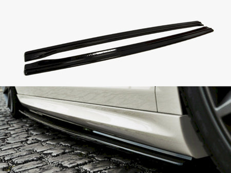 Maxton Design Side Skirts Diffusers VW Passat CC R36 Rline (Preface) - VW-PA-CC-R-LINE-SD1G - Image 1