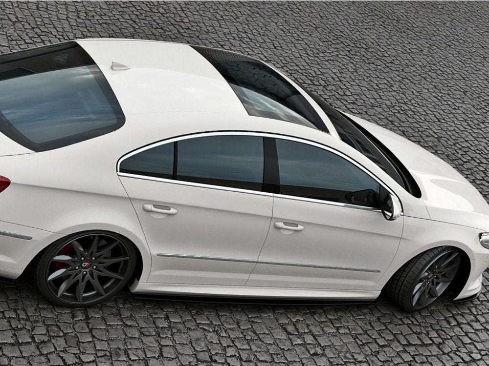 Maxton Design Side Skirts Diffusers VW Passat CC R36 Rline (Preface) - VW-PA-CC-R-LINE-SD1G - Image 2