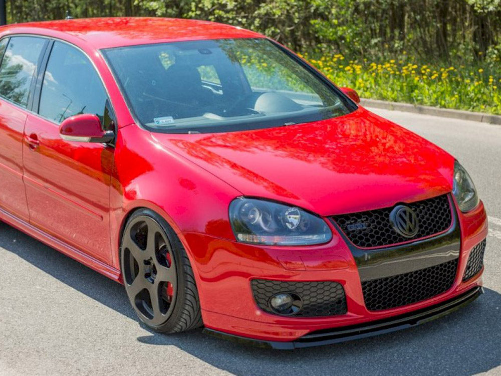 Front Splitter VW Golf V GTI (For GTI 30TH Front Bumper Spoiler) - Carbon Look