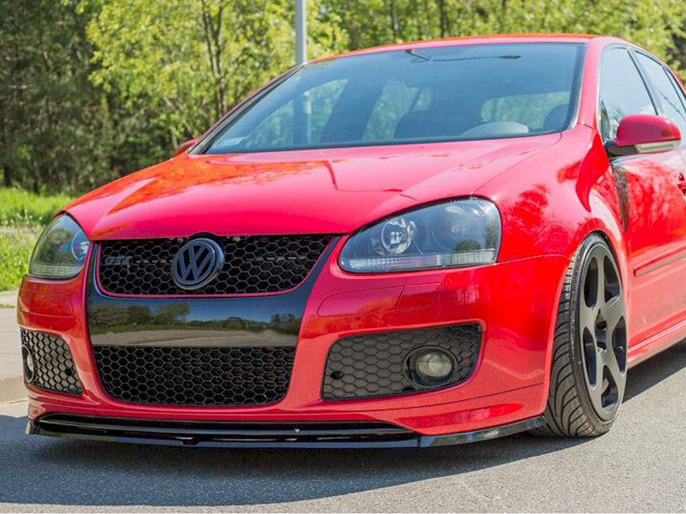 Maxton Design Front Splitter VW Golf V GTI (For GTI 30TH Front Bumper Spoiler) - Textured - VW-GO-5-30TH-FD1T - Image 3