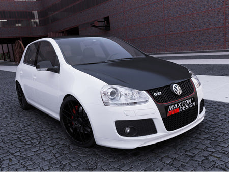 Maxton Design Front Bumper Spoiler 30TH For VW Golf V GTI - VW-GO-5-GTI-30TH-FS1A - Image 1