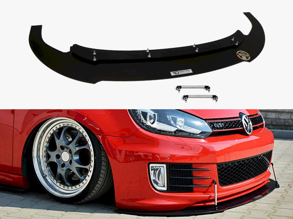 Maxton Design Front Racing Splitter VW Golf MK6 GTI 35TH - VW-GO-6-GTI-35TH-CNC-FD1A - Image 1