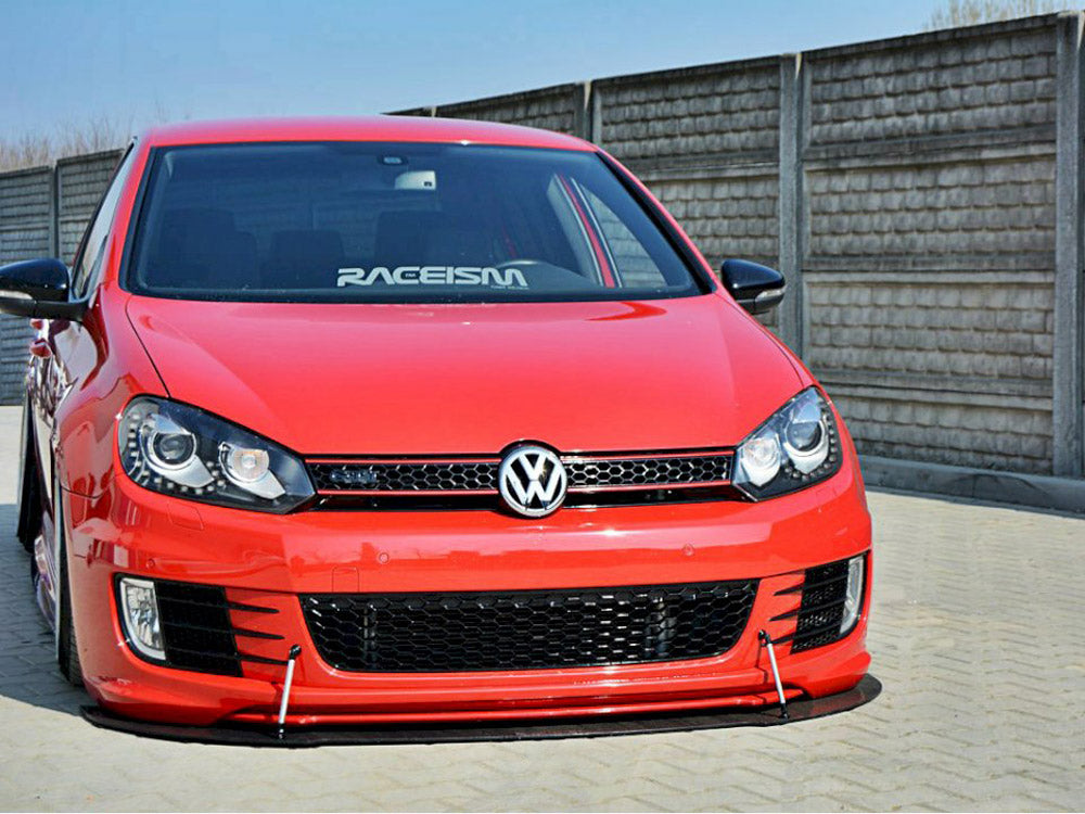 Maxton Design Front Racing Splitter VW Golf MK6 GTI 35TH - VW-GO-6-GTI-35TH-CNC-FD1A - Image 2