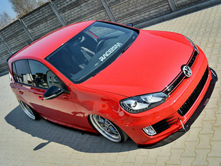 Maxton Design Front Racing Splitter VW Golf MK6 GTI 35TH - VW-GO-6-GTI-35TH-CNC-FD1A - Image 3