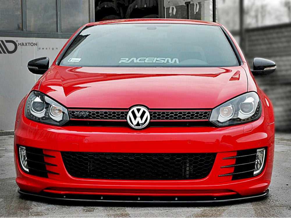 Maxton Design Front Splitter VER.2 VW Golf VI (For Golf GTI 35TH) - VW-GO-6-GTI-35TH-FD2G - Image 1