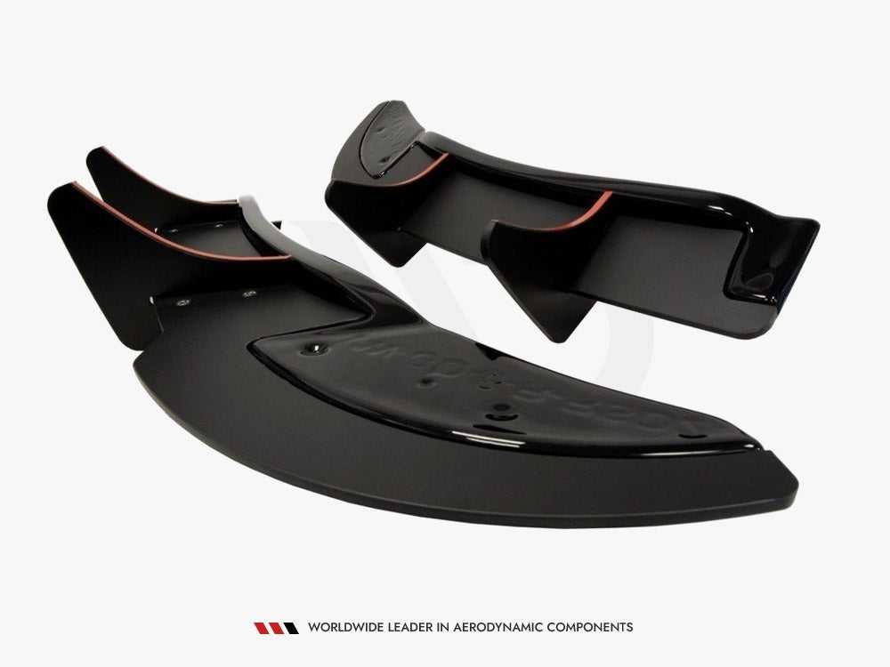 Maxton Design Rear Splitter VW Golf MK6 R (2008-2012) - VW-GO-6-R-CNC+RSD2G - Image 2