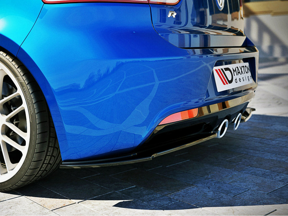 Rear Side Splitters VW Golf VI R  - Textured