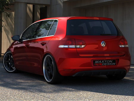 Maxton Design Rear Valance VW Golf Mk6 NO Exhaust CUT OUT (2008-2012) - VW-GO-6-RS0G - Image 1