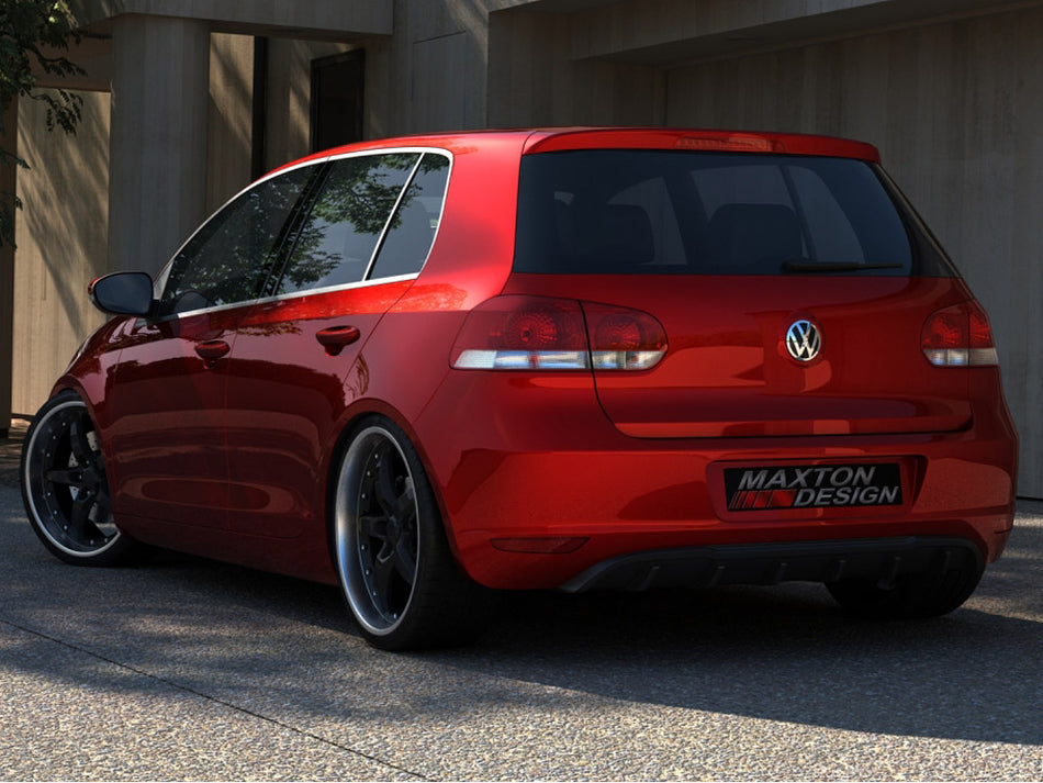 Maxton Design Rear Valance VW Golf Mk6 NO Exhaust CUT OUT (2008-2012) - VW-GO-6-RS0G - Image 1