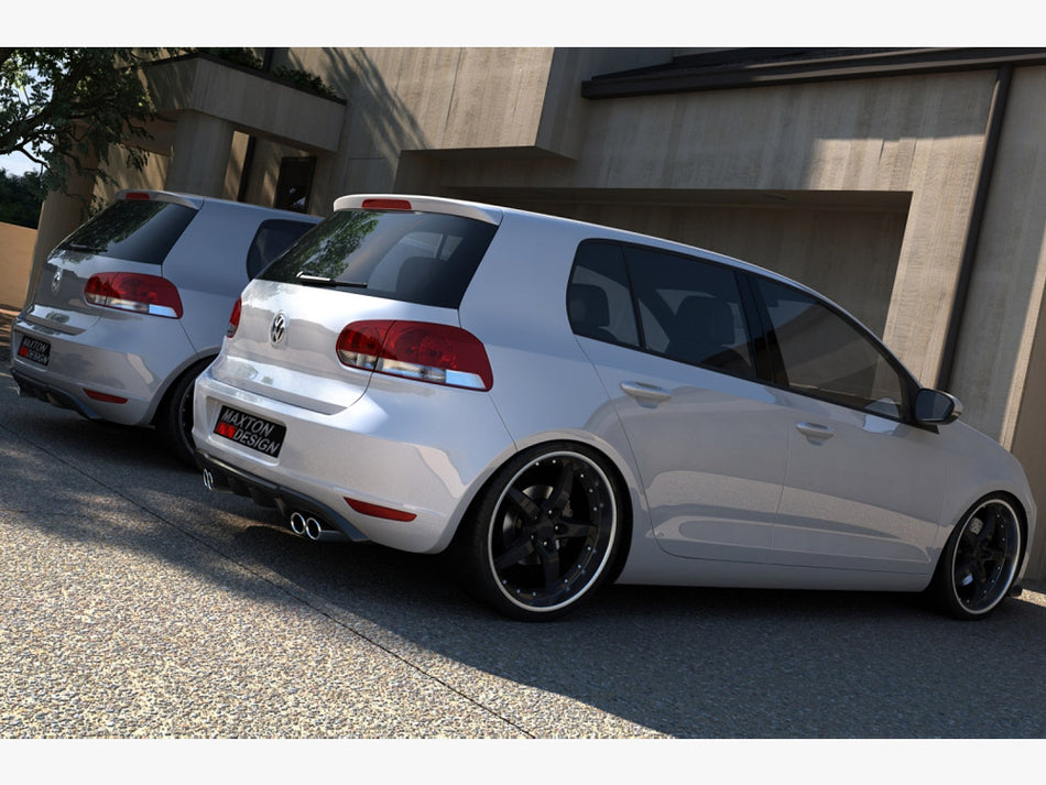Maxton Design Rear Valance VW Golf VI With 2 Exhaust HOLE - VW-GO-6-RS2G - Image 1