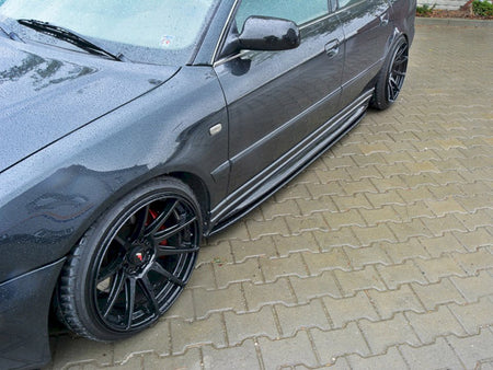 Side Skirts Diffusers Audi S4 B5 - Textured