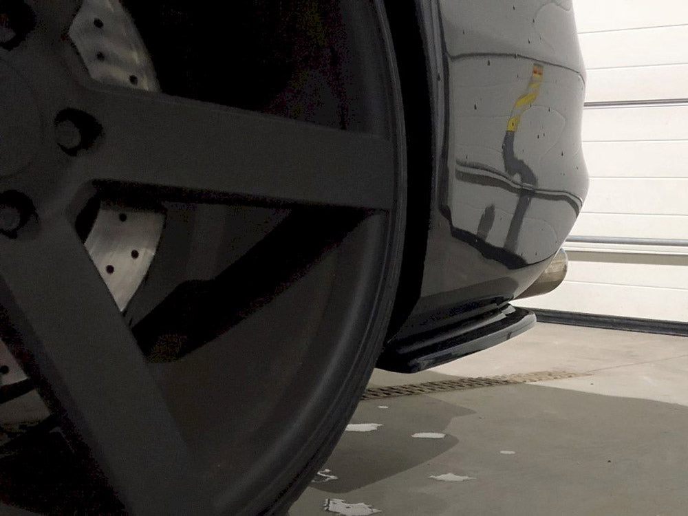 Rear Side Splitters Audi S4 B8 Facelift (2012-UP) - Textured