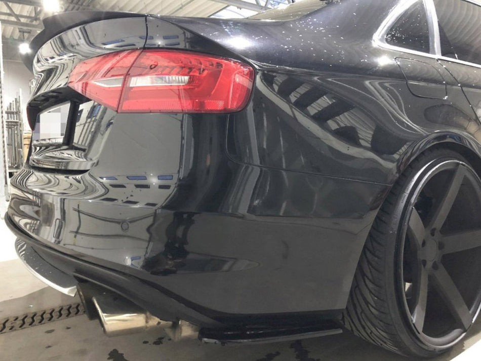 Maxton Design Rear Side Splitters Audi S4 B8 Facelift (2012-UP) - Textured - AU-S4-B8F-RSD1T - Image 2
