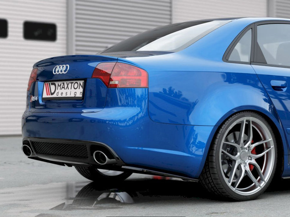 Maxton Design Rear Side Splitters V.1 Audi RS4 Sedan B7 - Textured - AU-RS4-B7-RSD1T - Image 2