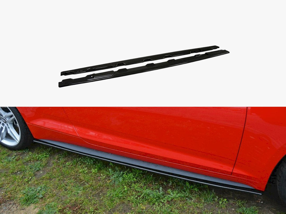 Maxton Design Side Skirts Diffusers Audi A5 S-Line / S5 F5 Coupe - AU-A5-2-SLINE-SD1G - Image 1