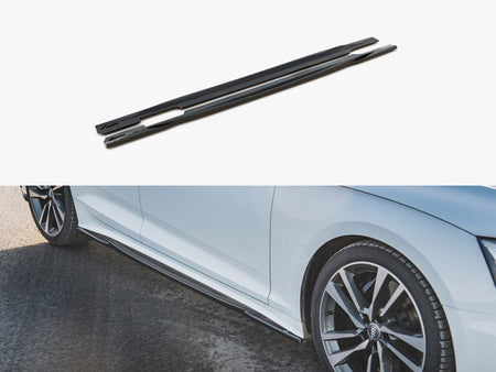 Maxton Design Side Skirts Diffusers Audi S5 / A5 S-Line Sportback F5 Facelift - AU-S5-2F-SD1G - Image 1