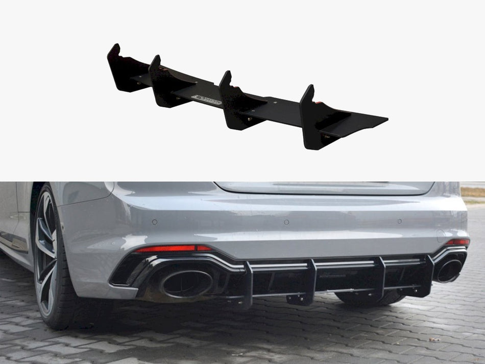 Maxton Design Rear Diffuser V.2 Audi RS5 Coupe / Sportback F5 - AU-RS5-2-CNC-RS2A - Image 1