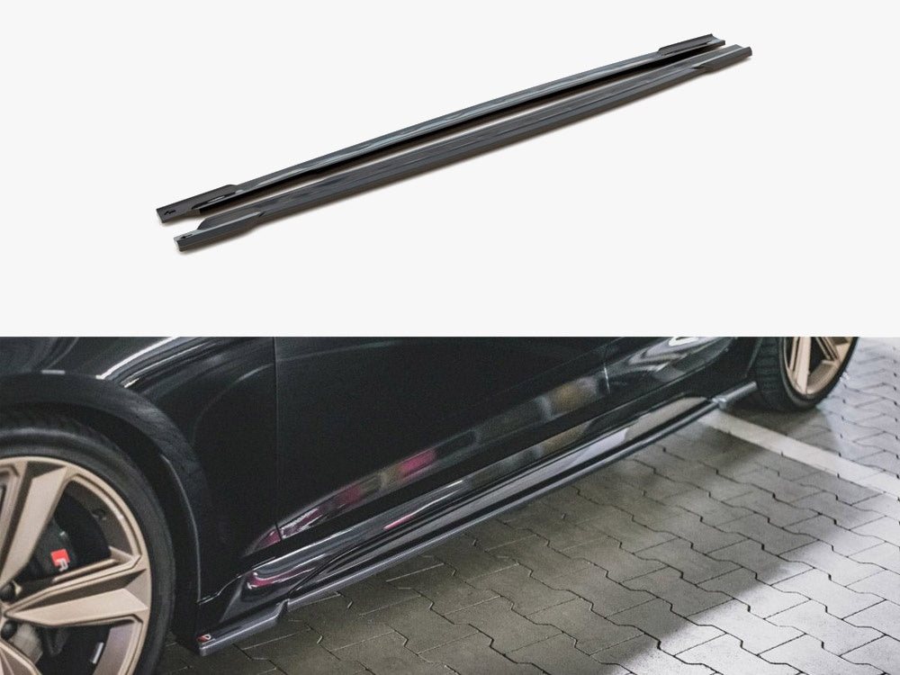 Maxton Design Side Skirts Diffusers Audi RS5 Sportback F5 Facelift - AU-RS5-2F-SB-SD1G - Image 1